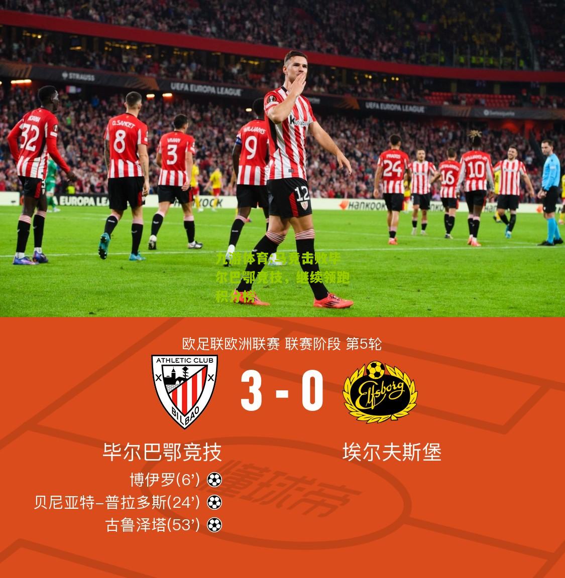 马竞击败毕尔巴鄂竞技，继续领跑积分榜